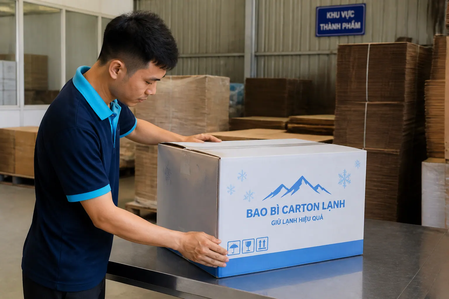 Kiểm tra chất lượng - bao bì carton lạnh