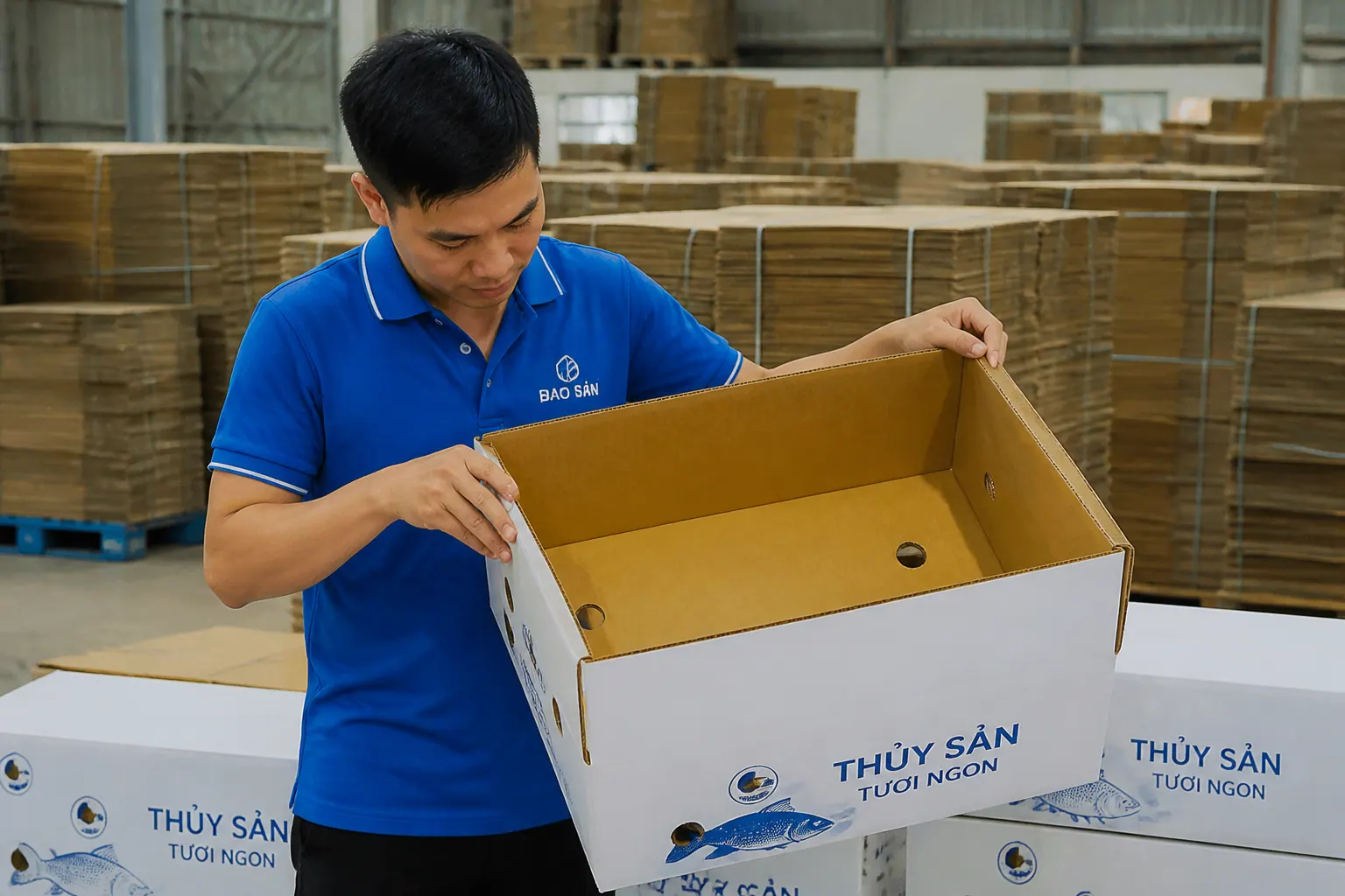 Kiểm tra chất lượng sản phẩm | bao bì carton thủy sản Kiểm tra chất lượng sản phẩm - bao bì carton thủy sản
