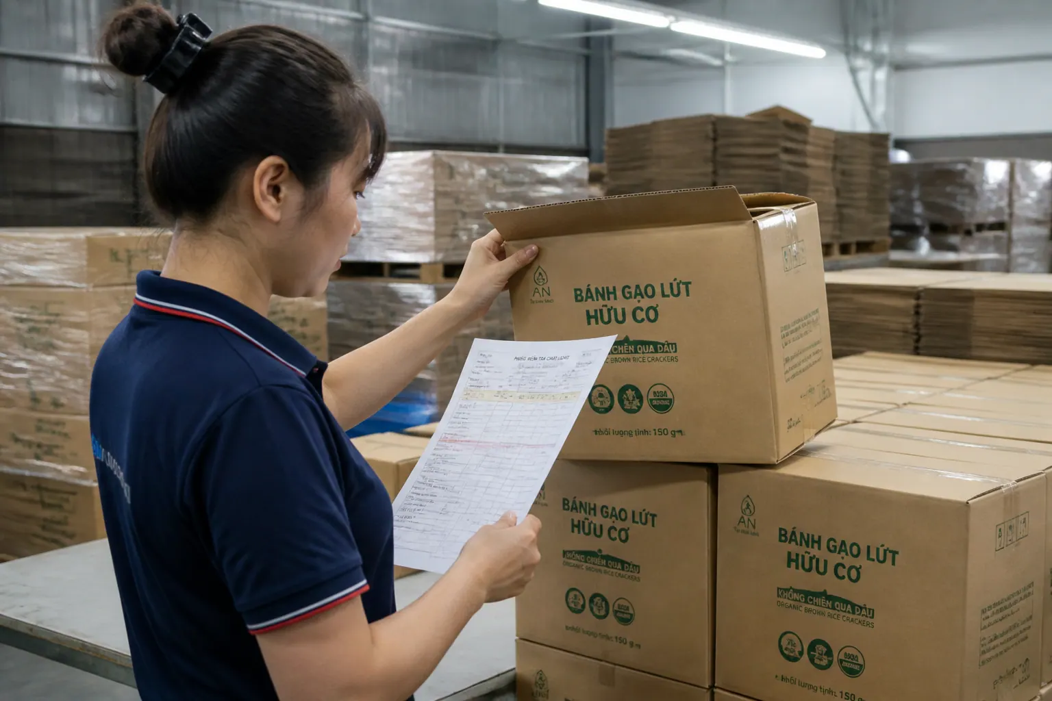 Kiểm tra chất lượng và chứng nhận - bao bì carton thực phẩm