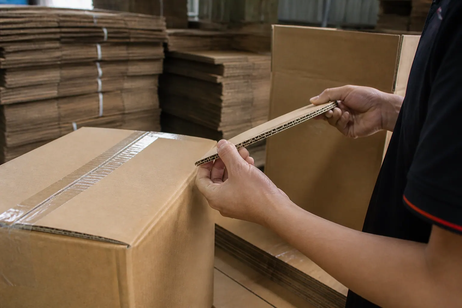 Kiểm tra nhanh bằng cảm quan - chất lượng bao bì carton
