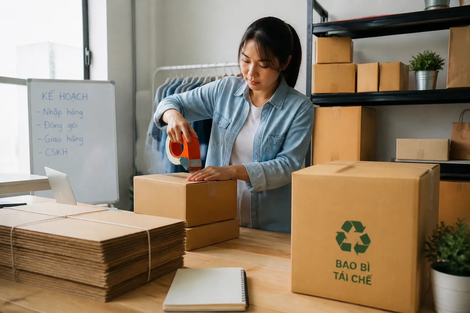 Kinh nghiệm triển khai sử dụng bao bì carton tái chế hiệu quả