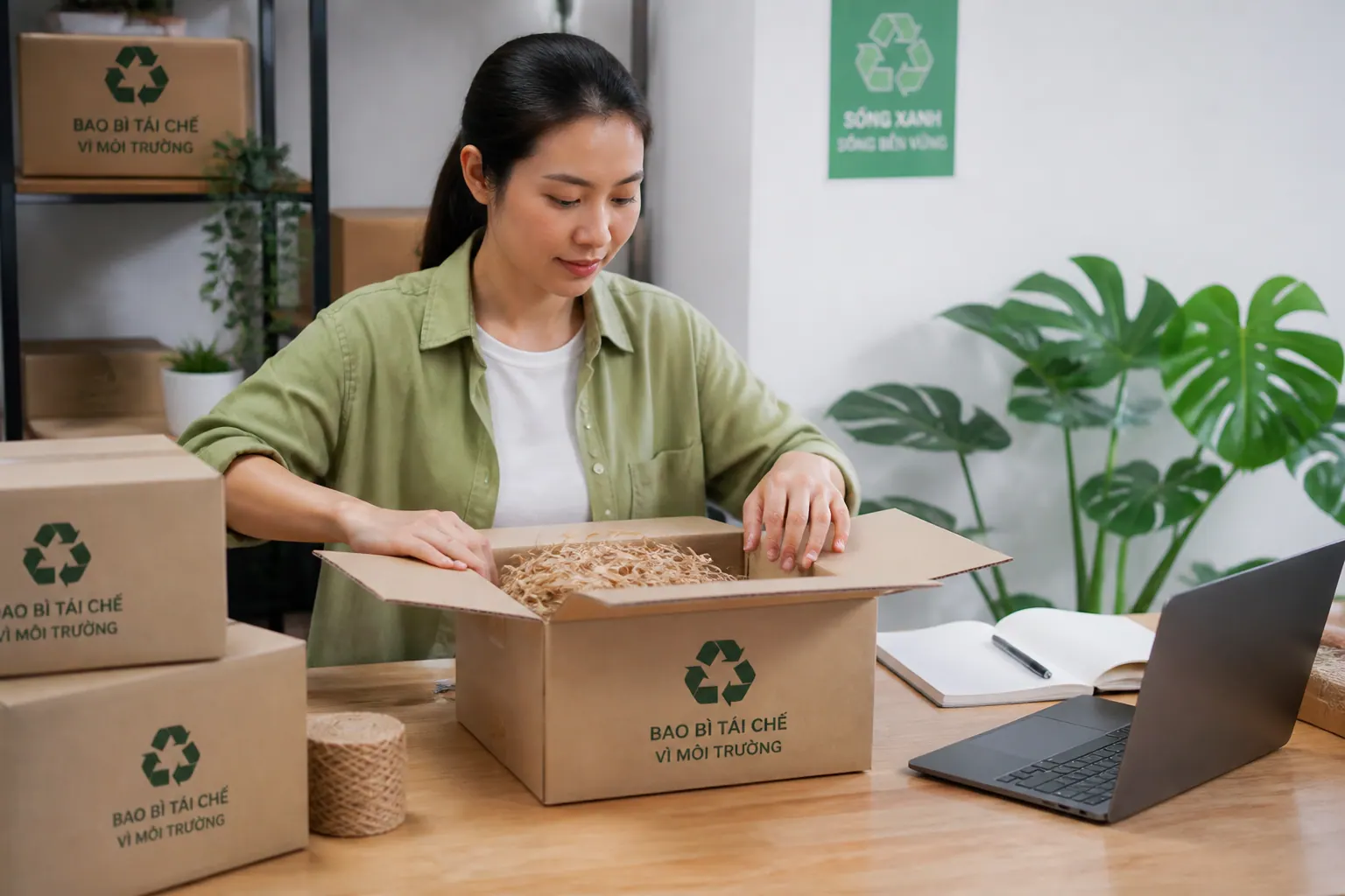 Lợi ích của việc sử dụng bao bì carton tái chế