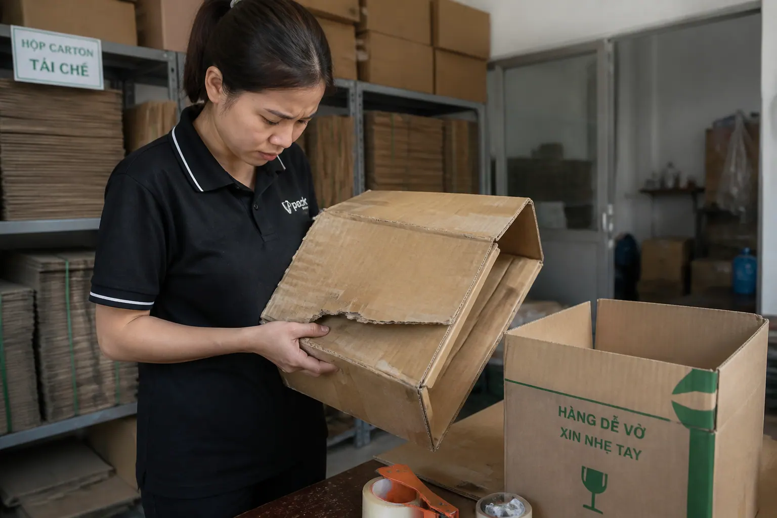 Lỗi thường gặp khi sử dụng bao bì carton thân thiện môi trường và cách khắc phục