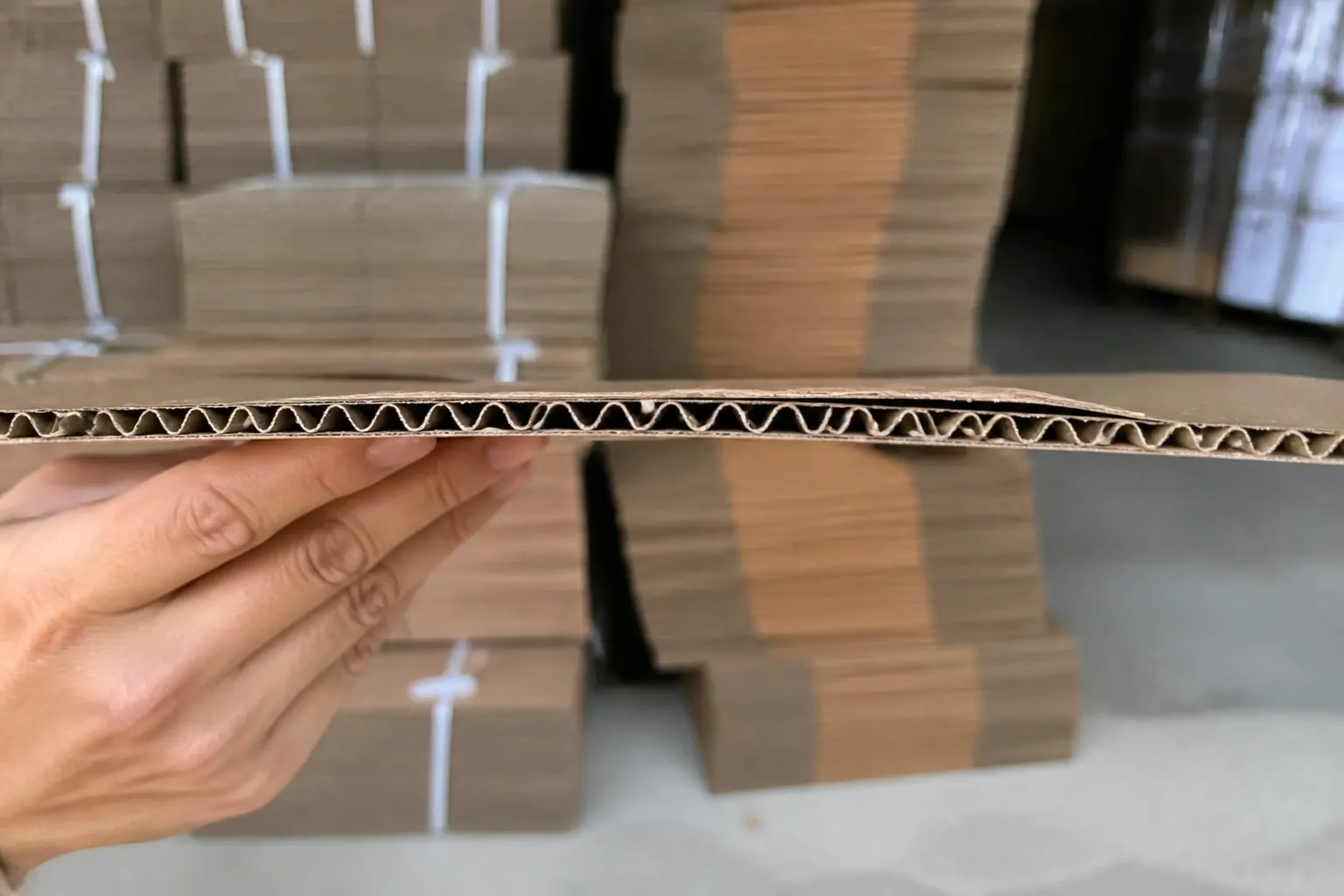 Lớp sóng (Fluting) và vai trò chịu lực - bao bì carton là gì
