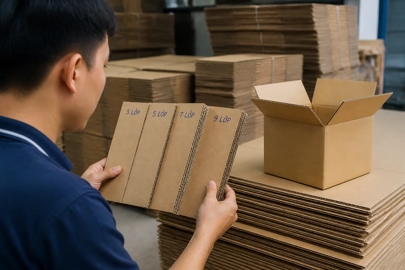 Lựa chọn chất liệu giấy theo nhu cầu - hộp carton nắp đối