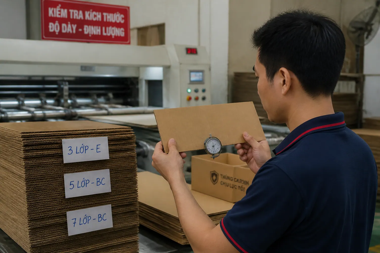 Lựa chọn thông số kỹ thuật - bao bì carton chịu lực