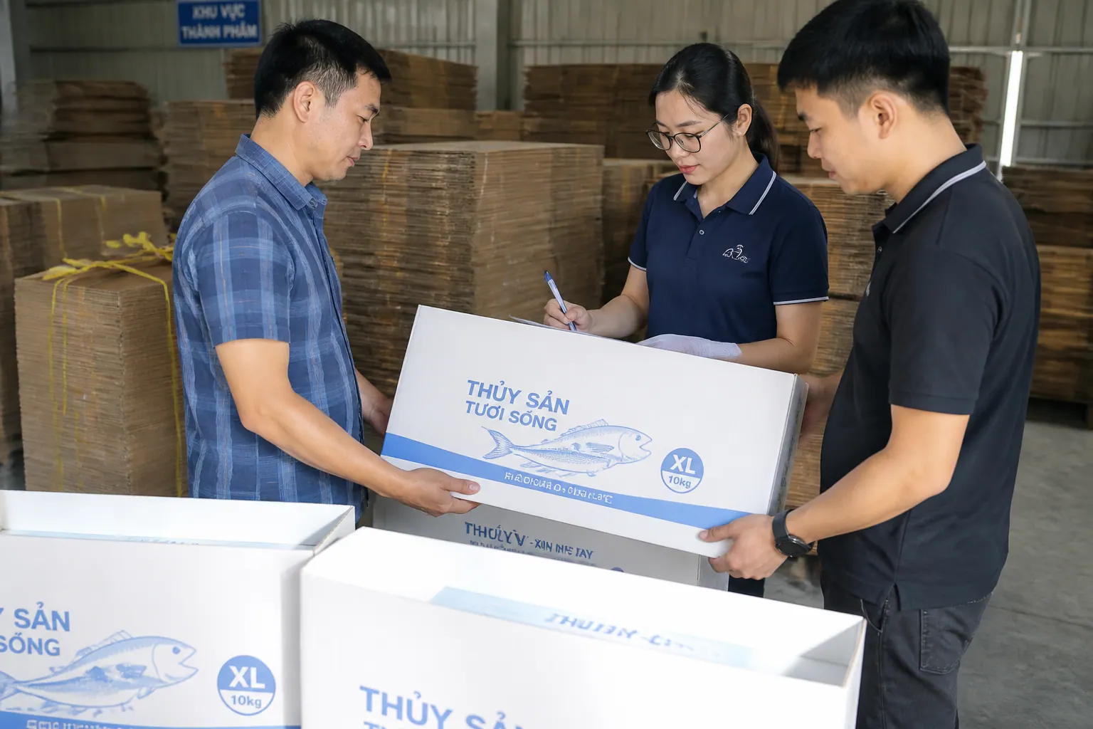 Lưu ý khi đặt hàng bao bì carton thủy sản Lưu ý khi đặt hàng bao bì carton thủy sản