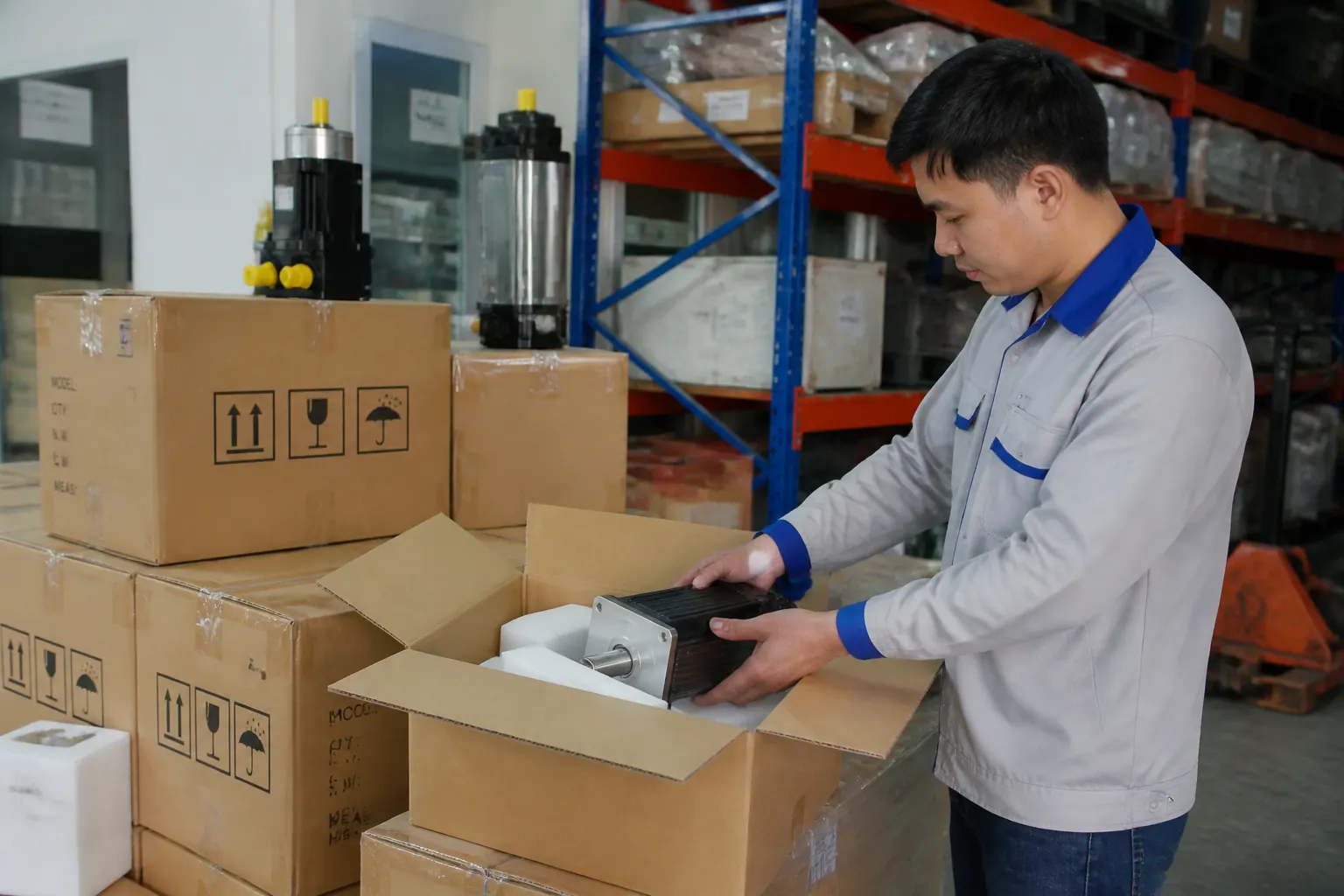Ngành điện tử, cơ khí - bao bì carton chống nước