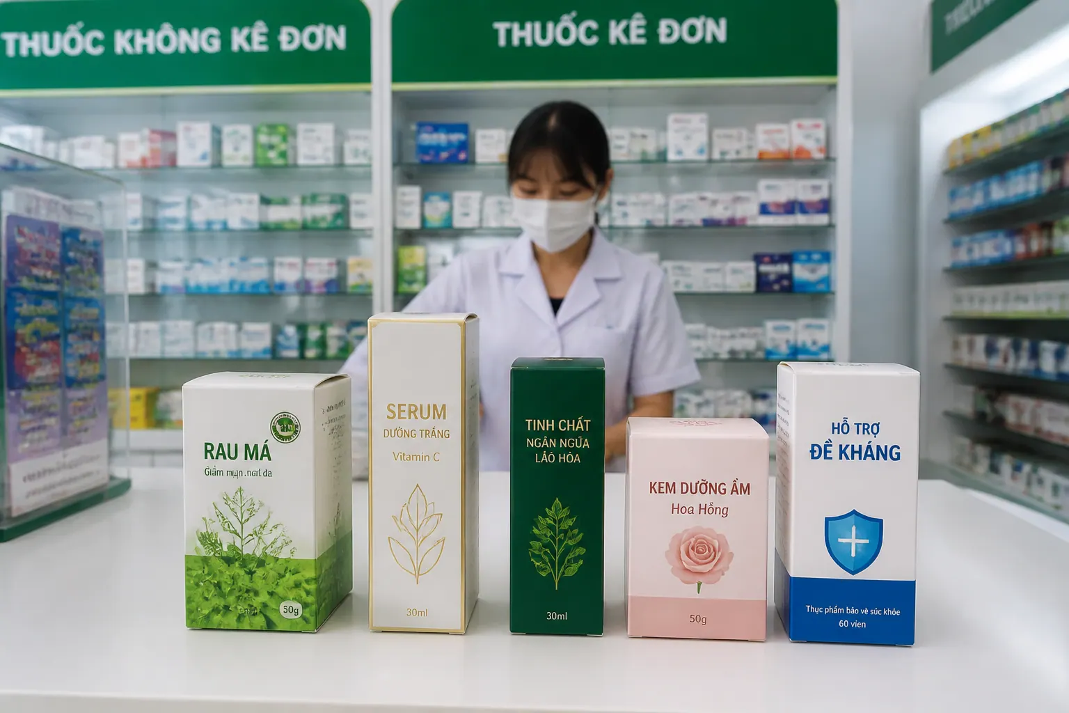 Ngành mỹ phẩm, dược phẩm - bao bì carton bồi