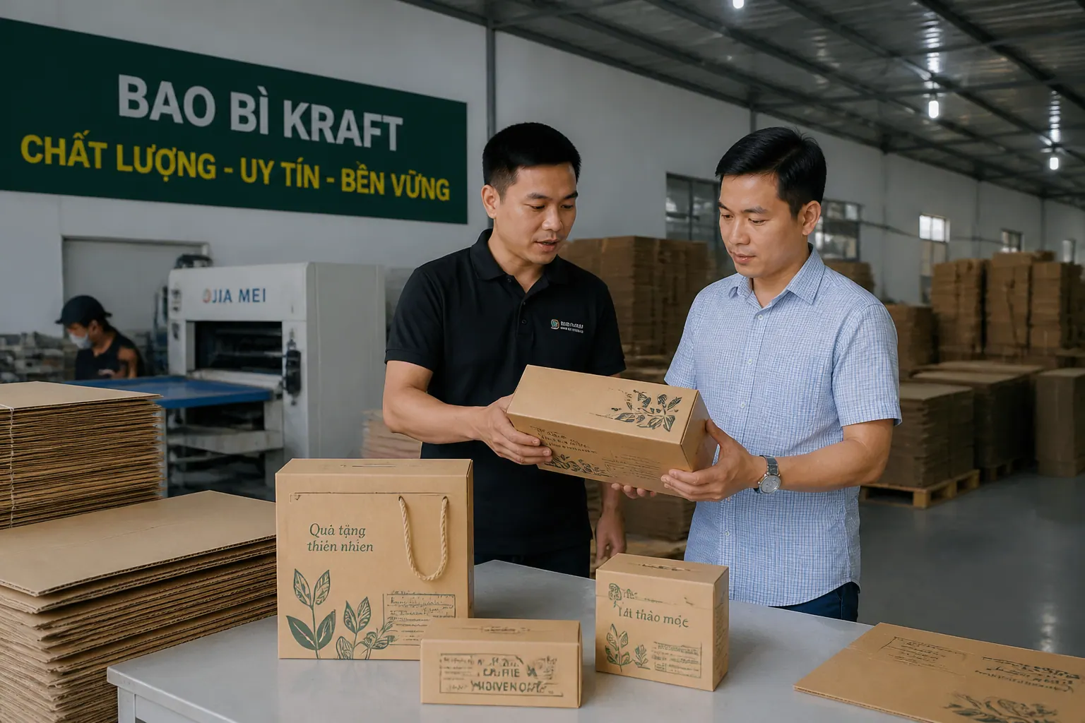 Nhà cung cấp uy tín - bao bì carton kraft