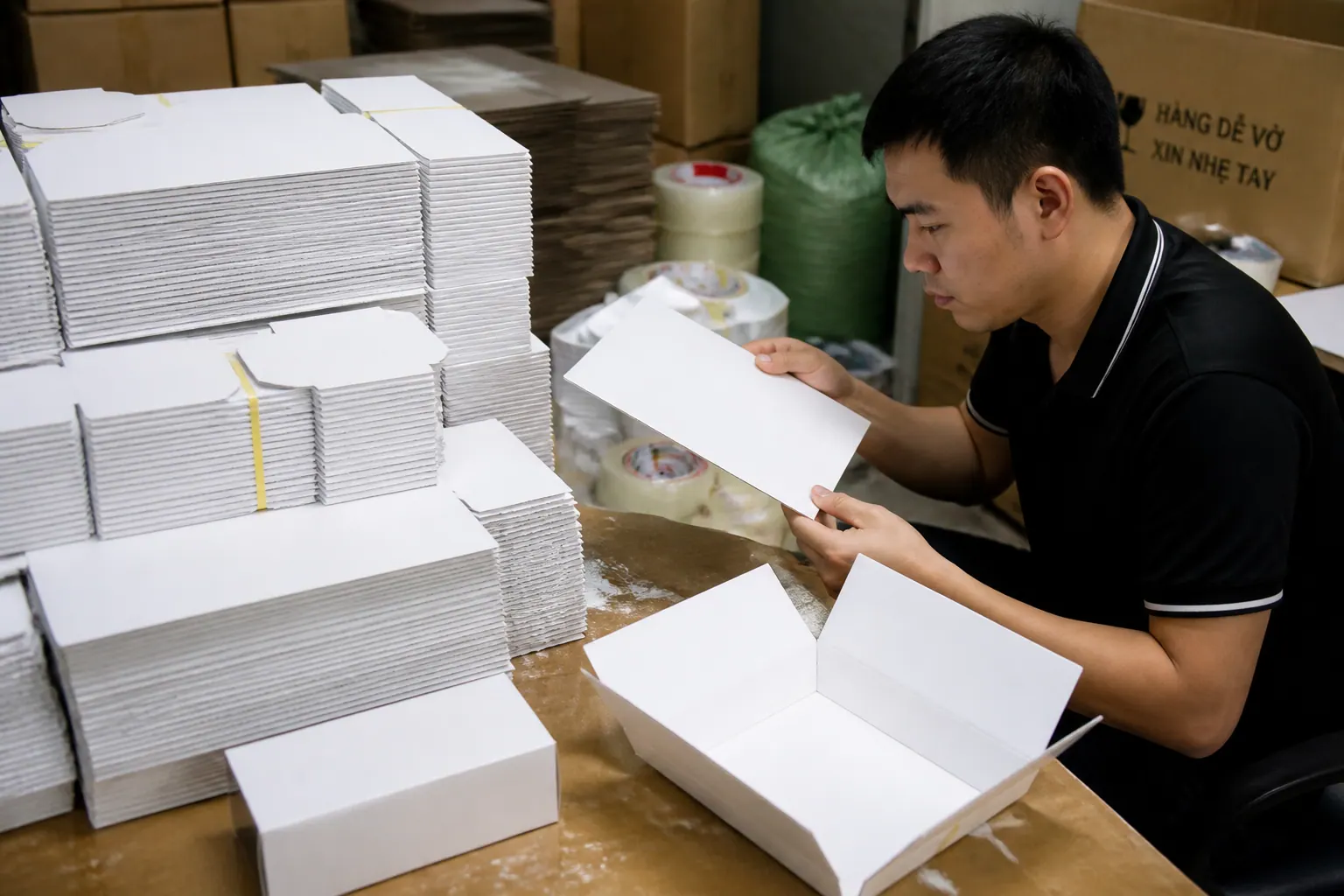 Những lỗi thường gặp khi đặt hàng bao bì carton trắng và cách tránh