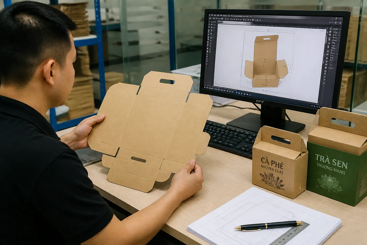 Những lưu ý quan trọng khi đặt hàng hộp carton bế khuôn