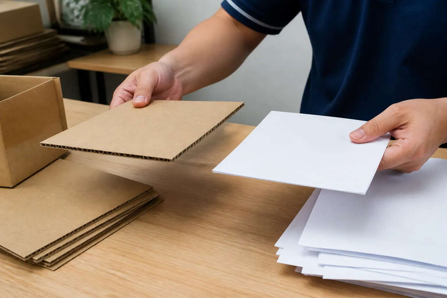 Phân biệt bao bì carton với giấy thường - bao bì carton là gì