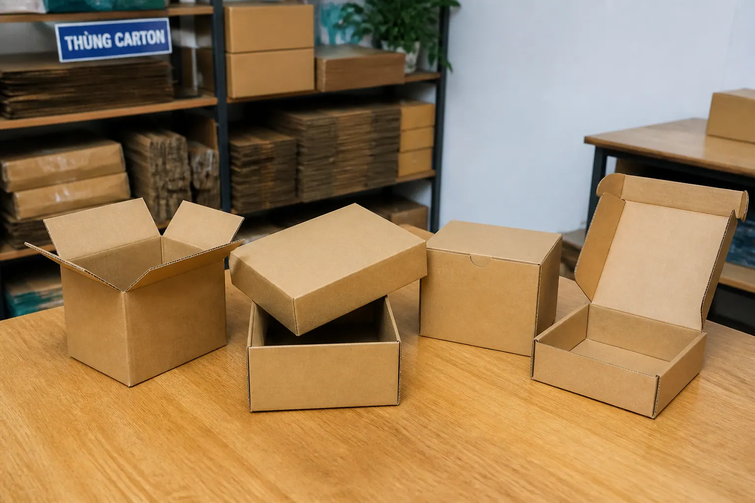 Phân biệt hộp carton nắp rời với các loại hộp khác Phân biệt hộp carton nắp rời với các loại hộp khác
