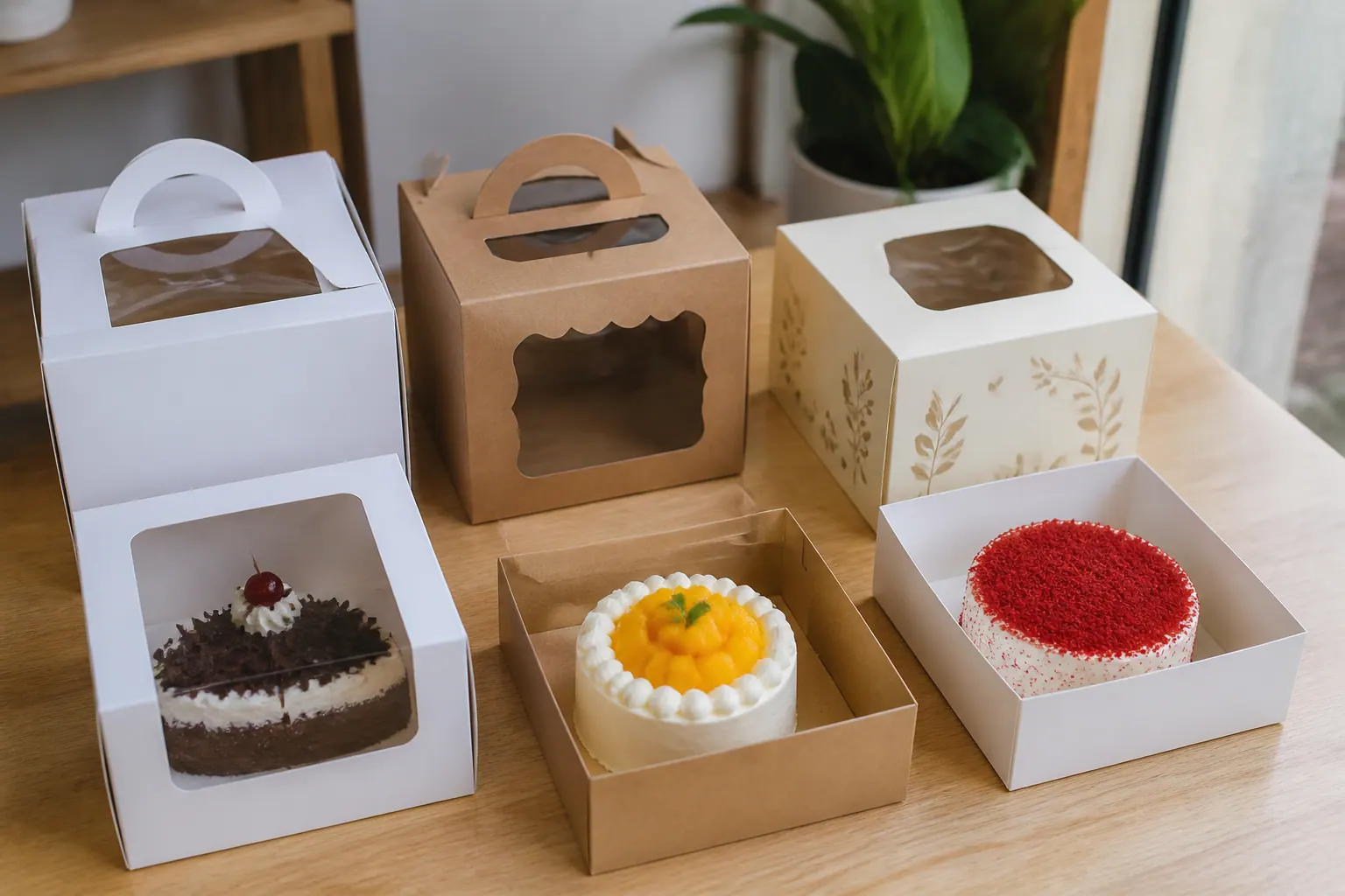 Phân loại theo chất liệu - hộp carton đựng bánh ngọt