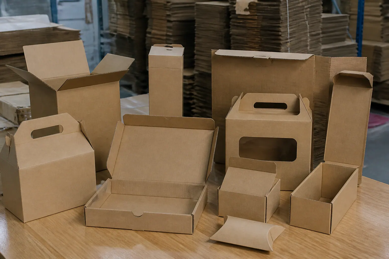 Phân loại theo hình dạng - bao bì carton là gì