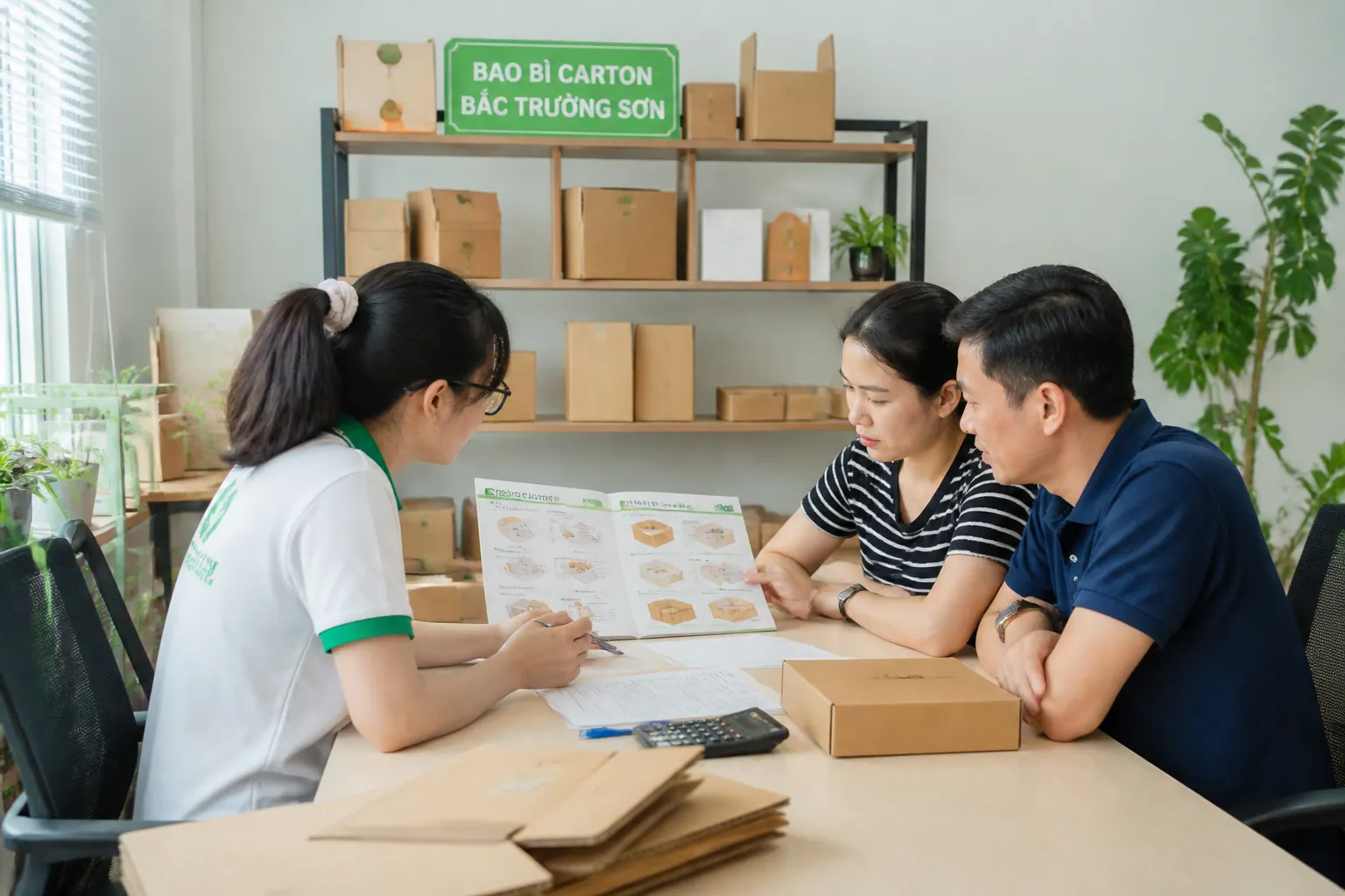 Quy trình đặt hàng thùng carton tại Bao Bì Carton Bắc Trường Sơn - thùng carton thương mại điện tử