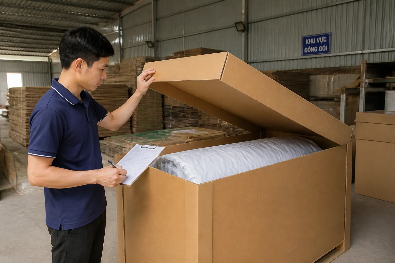 Quy Trình Đặt Hàng Và Những Lưu Ý Khi Mua Thùng Carton Vải Cuộn