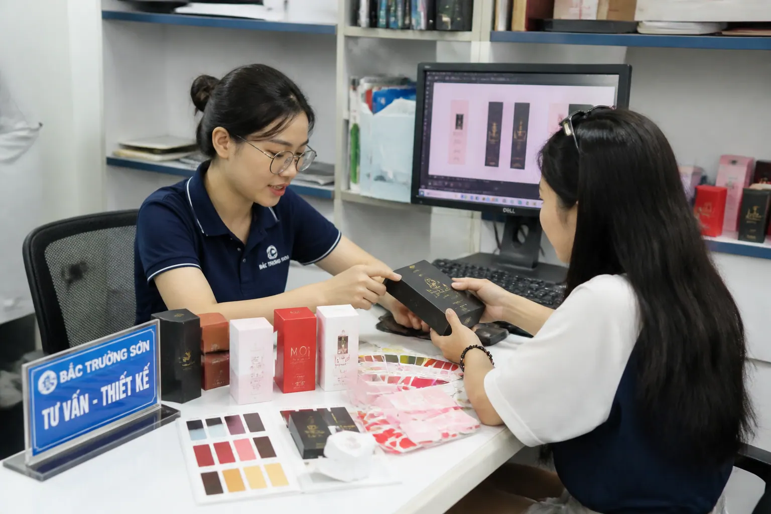 Quy trình đặt in hộp đựng son tại Bắc Trường Sơn