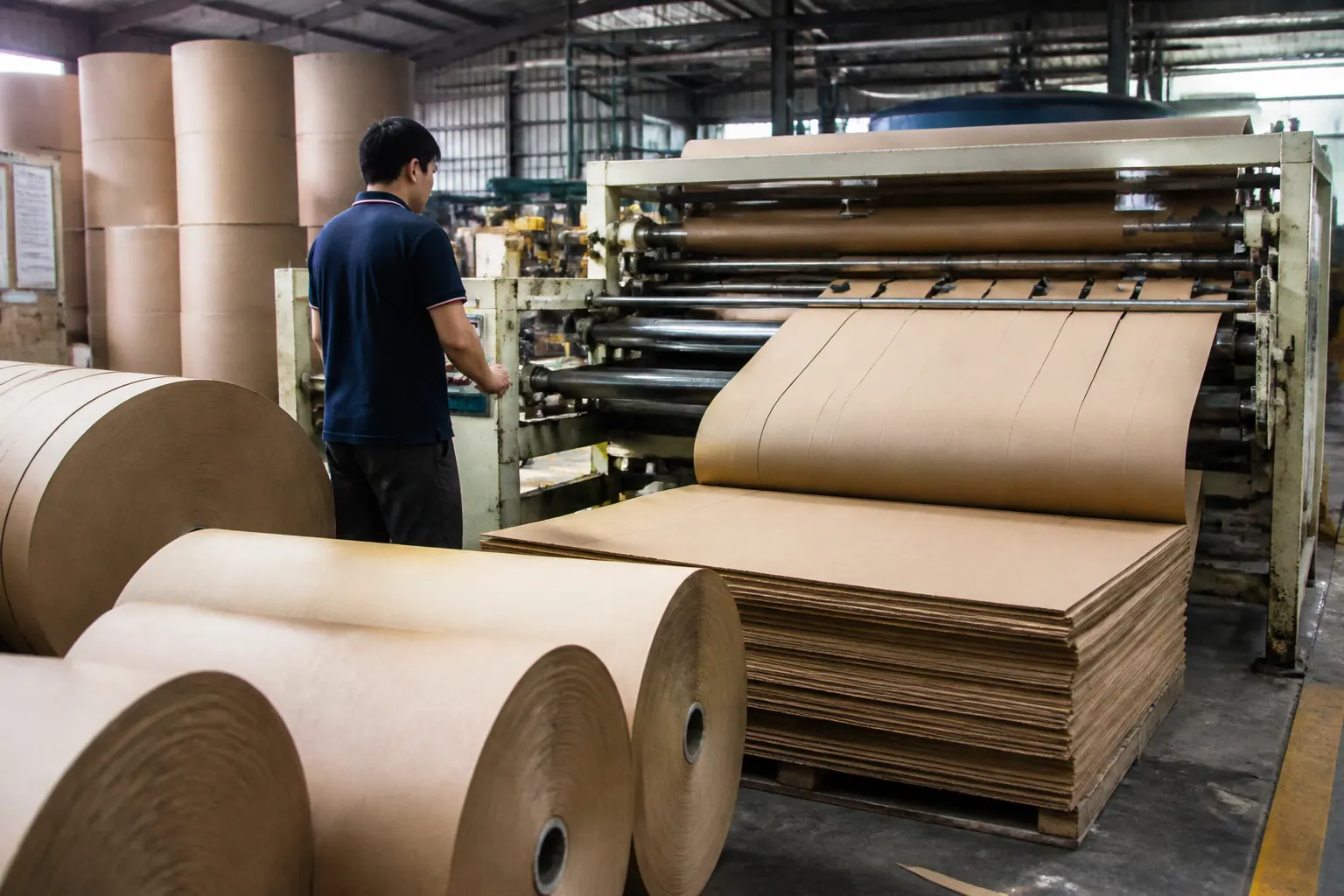 Quy trình sản xuất bao bì carton kraft
