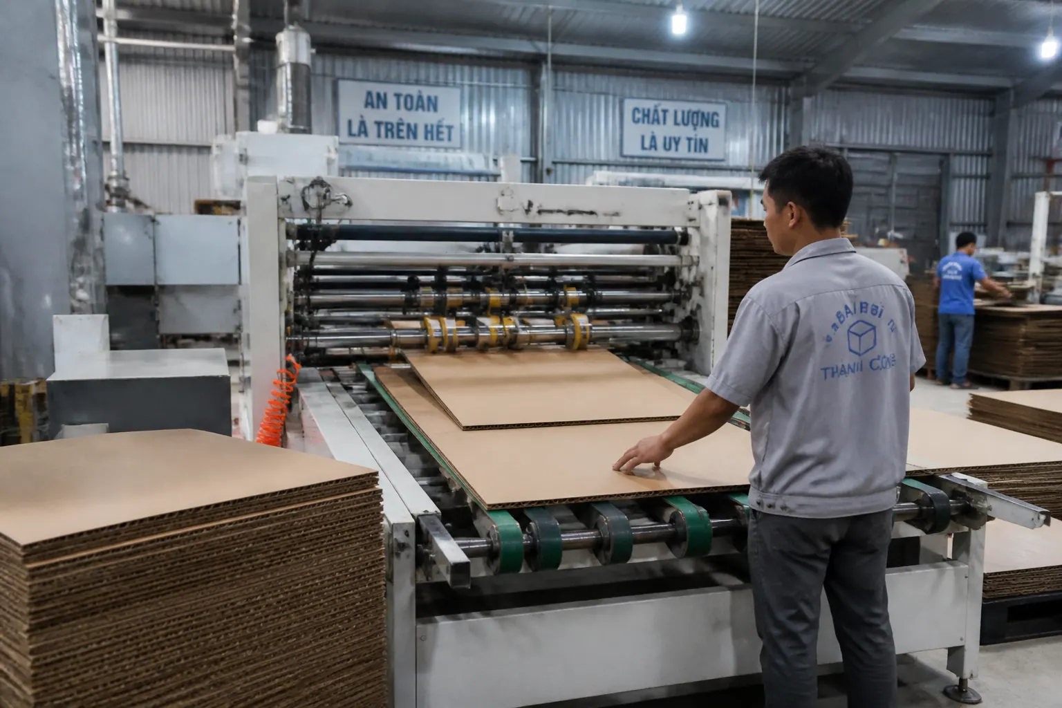 Quy trình sản xuất bao bì carton tiêu chuẩn - cấu tạo bao bì carton
