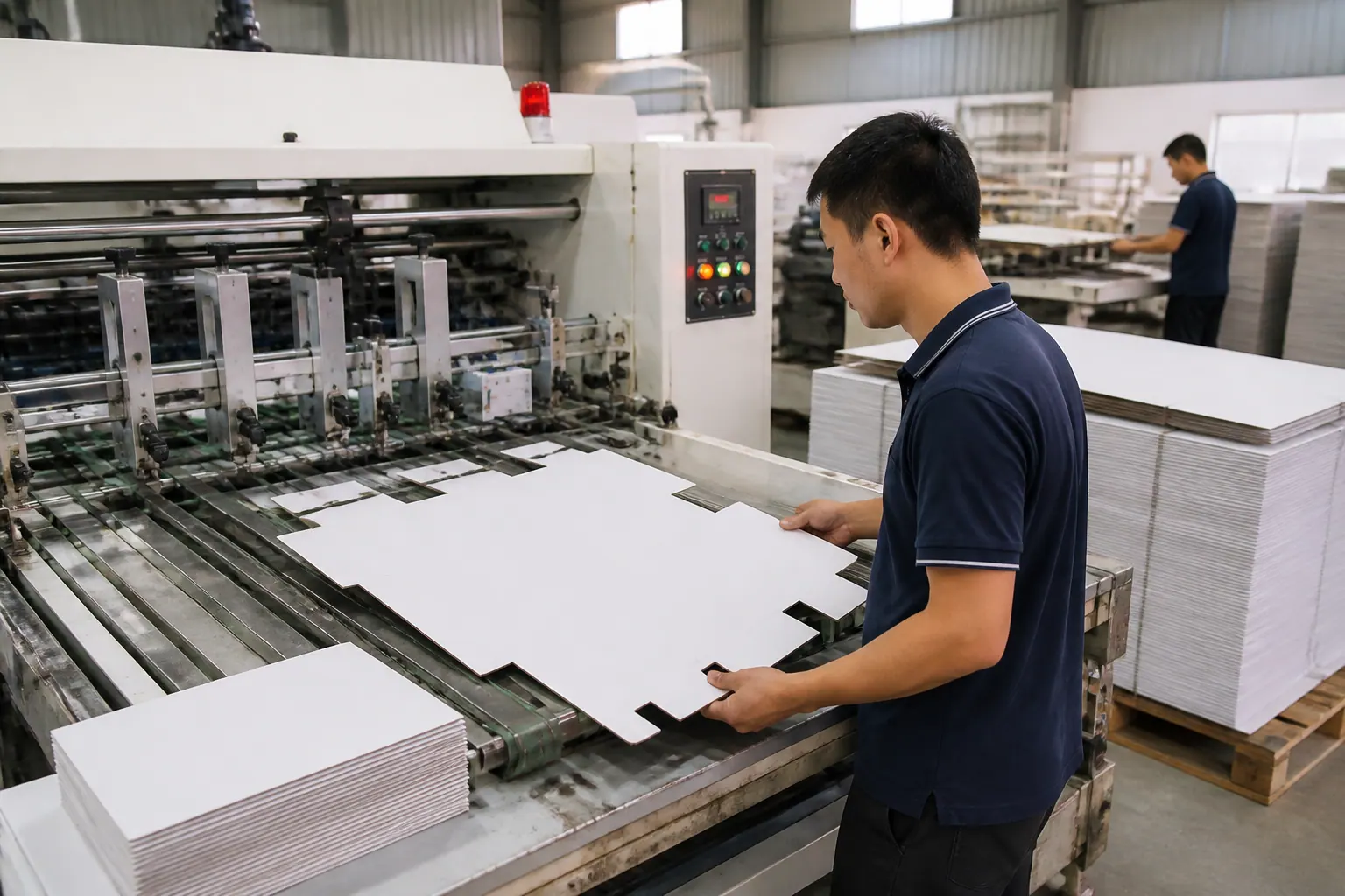 Quy trình sản xuất bao bì carton trắng tiêu chuẩn