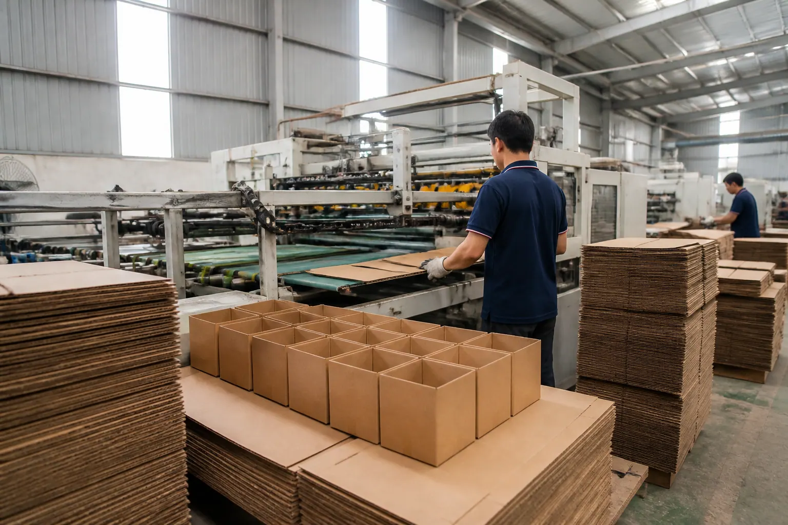 Quy trình sản xuất hộp carton đựng thực phẩm tại Bắc Trường Sơn Quy trình sản xuất hộp carton đựng thực phẩm tại Bắc Trường Sơn