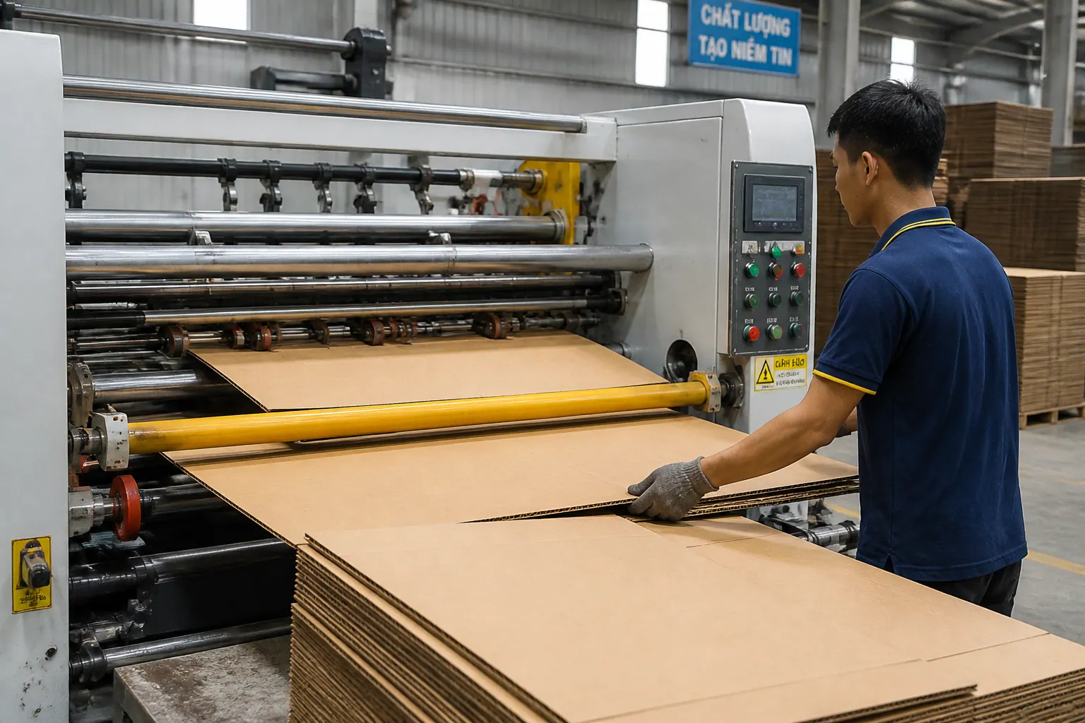 Quy trình sản xuất và công nghệ - chất lượng bao bì carton