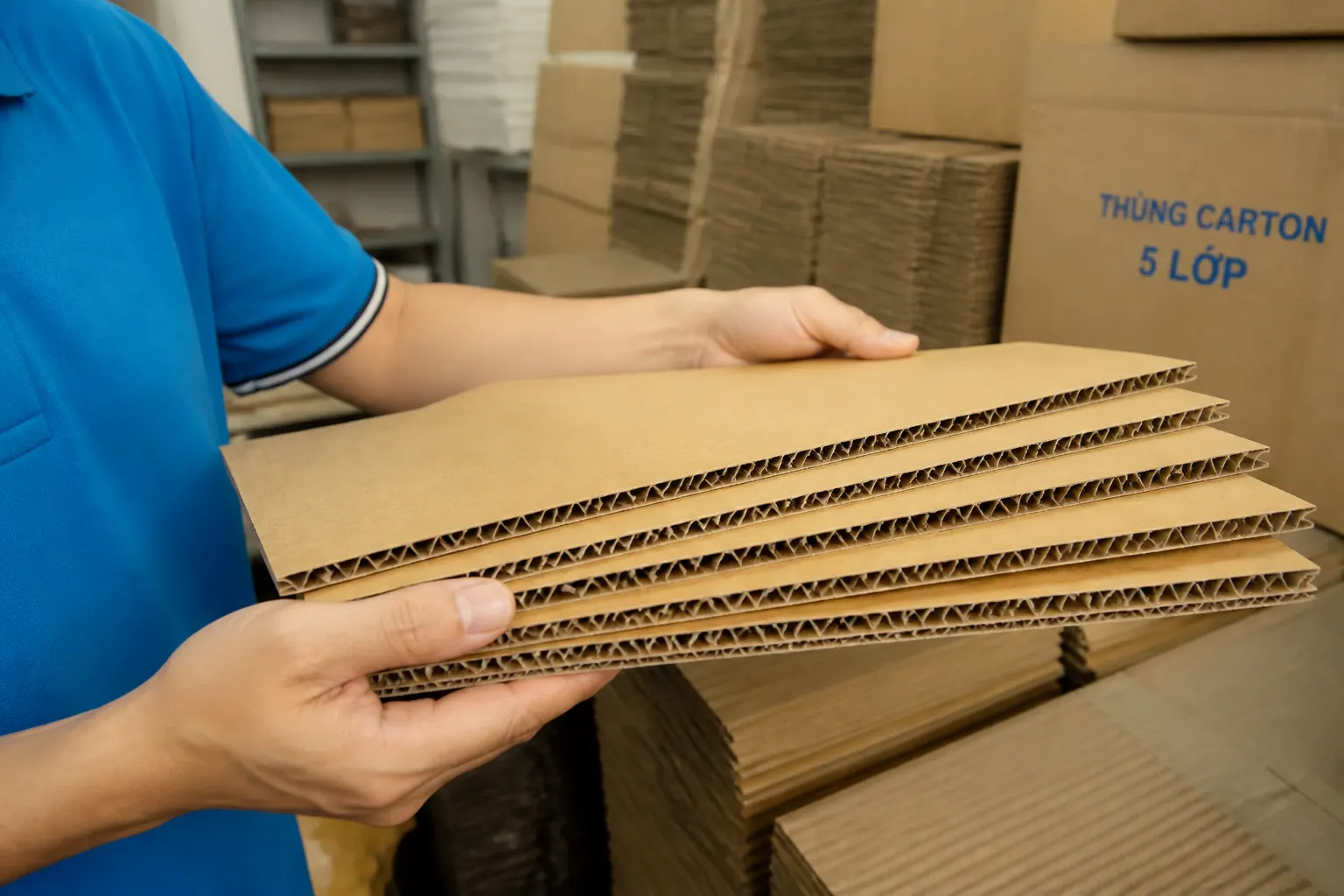 Số lớp giấy - bao bì carton chịu lực