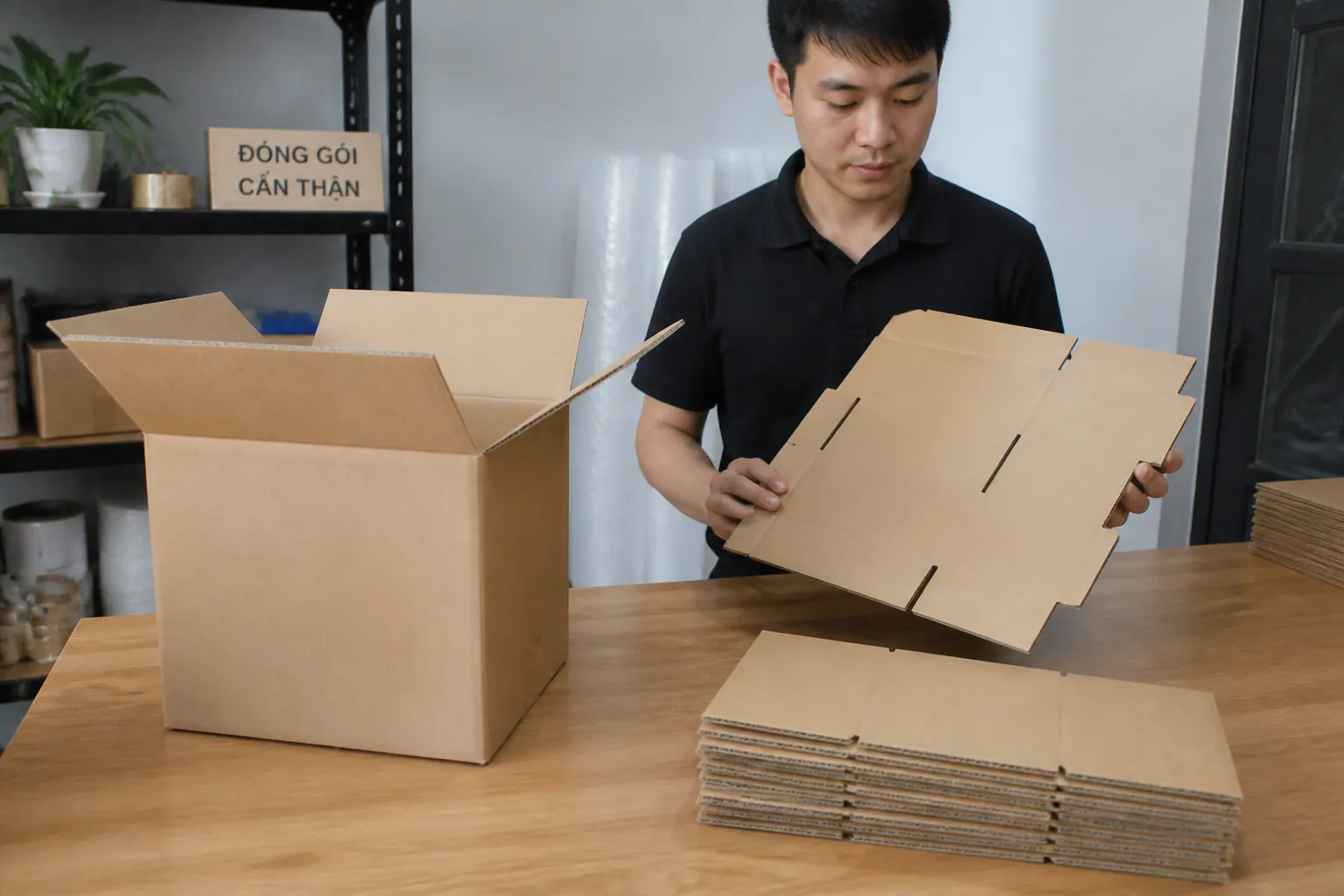 So Sánh Hộp Carton Gấp Gọn Với Hộp Carton Thường