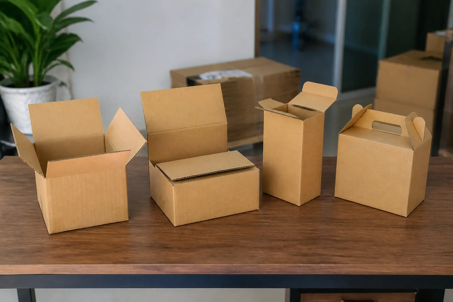 So sánh hộp carton nắp đối với các loại hộp carton khác