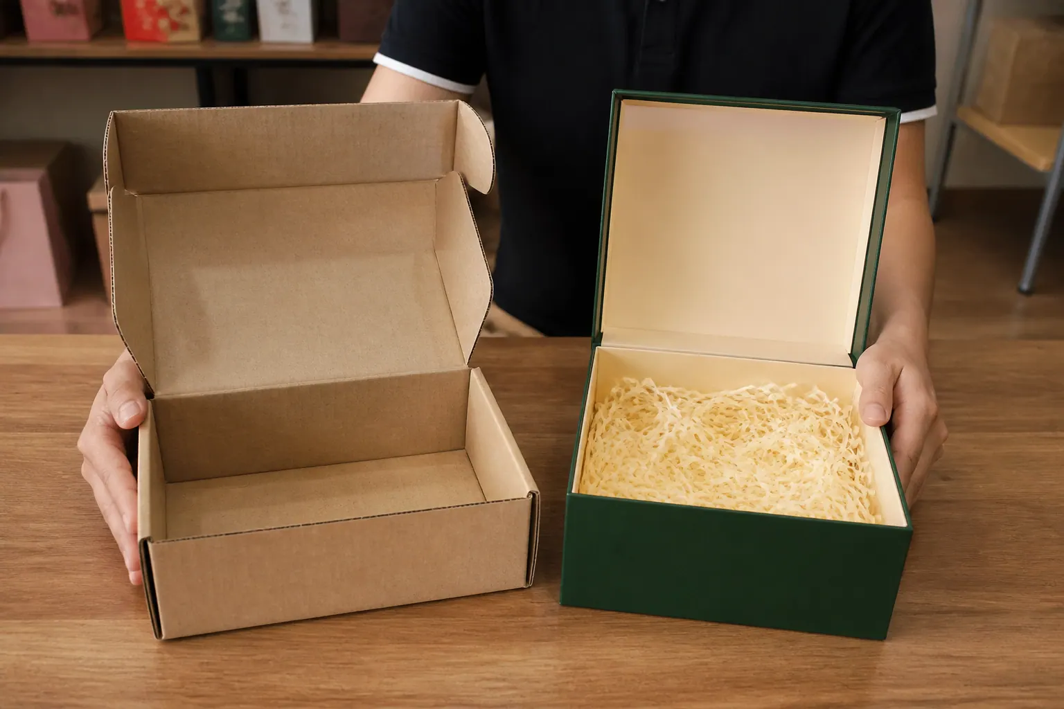 So Sánh Hộp Carton Sóng Và Hộp Carton Cứng | hộp carton đựng quà So Sánh Hộp Carton Sóng Và Hộp Carton Cứng - hộp carton đựng quà
