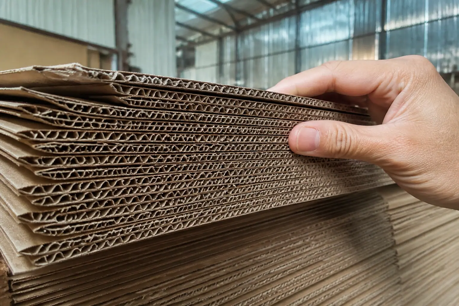 Sóng giấy - bao bì carton máy móc