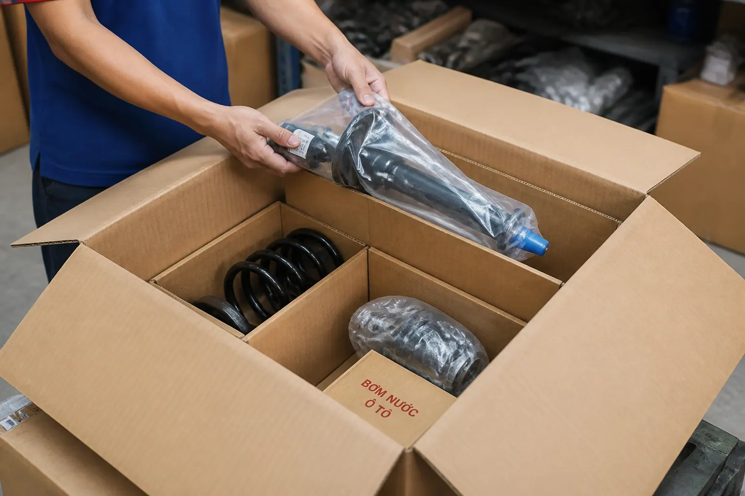 Tại sao phụ tùng ô tô cần bao bì carton chuyên dụng? - bao bì carton phụ tùng ô tô