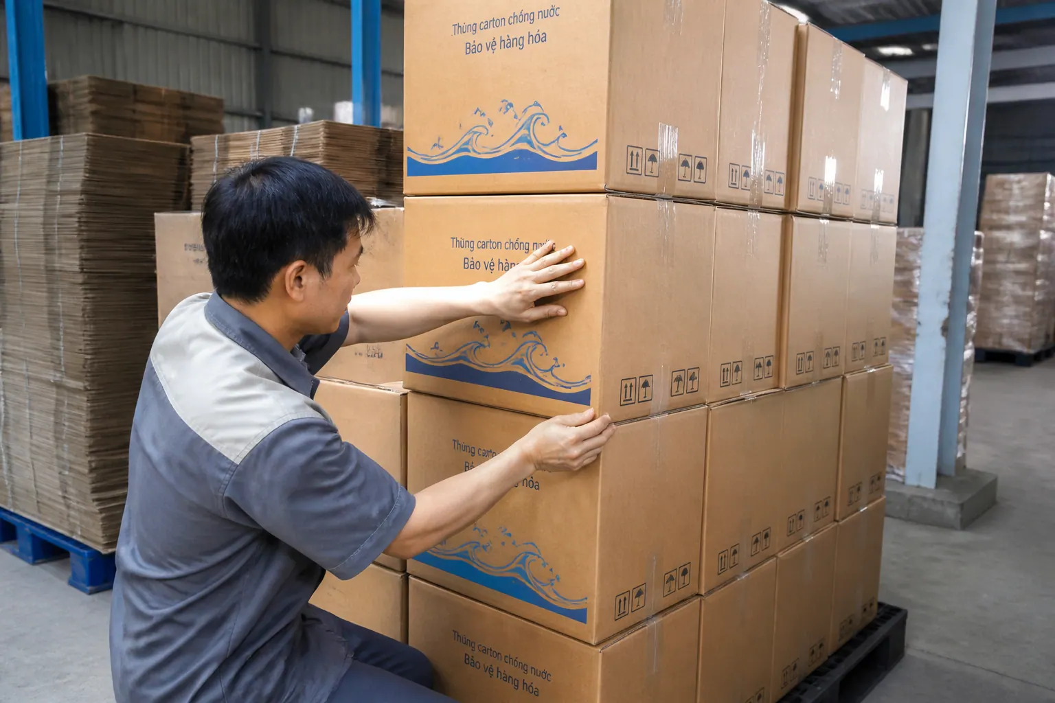 Tăng độ bền và tuổi thọ sản phẩm - bao bì carton chống nước