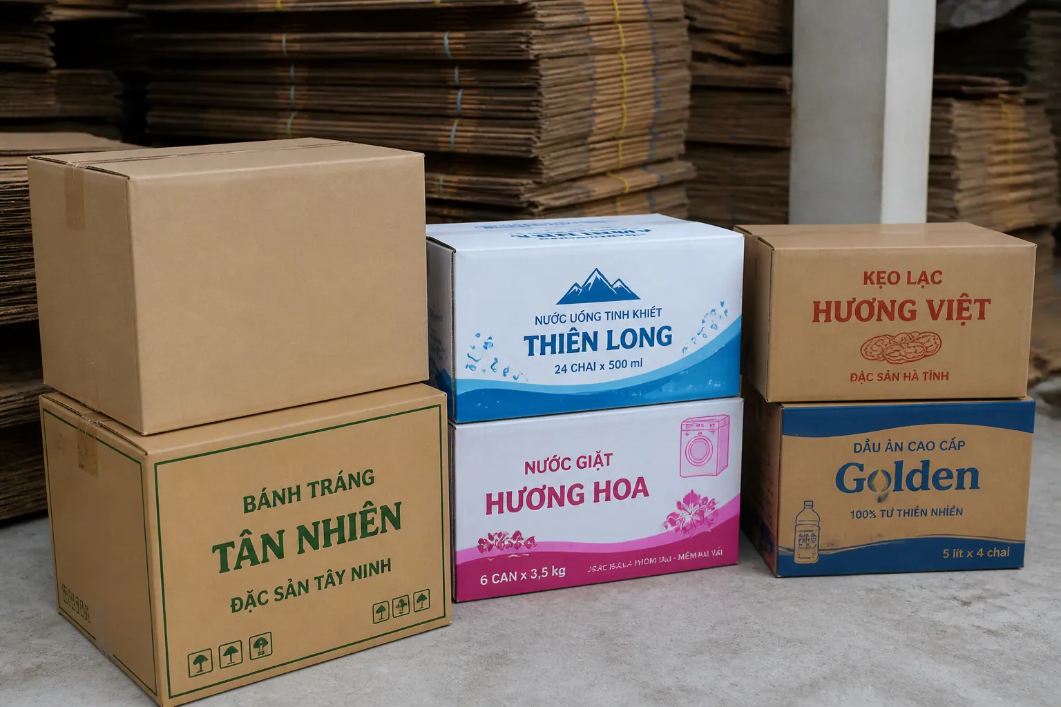 Theo màu sắc (thường, in offset) - hộp carton