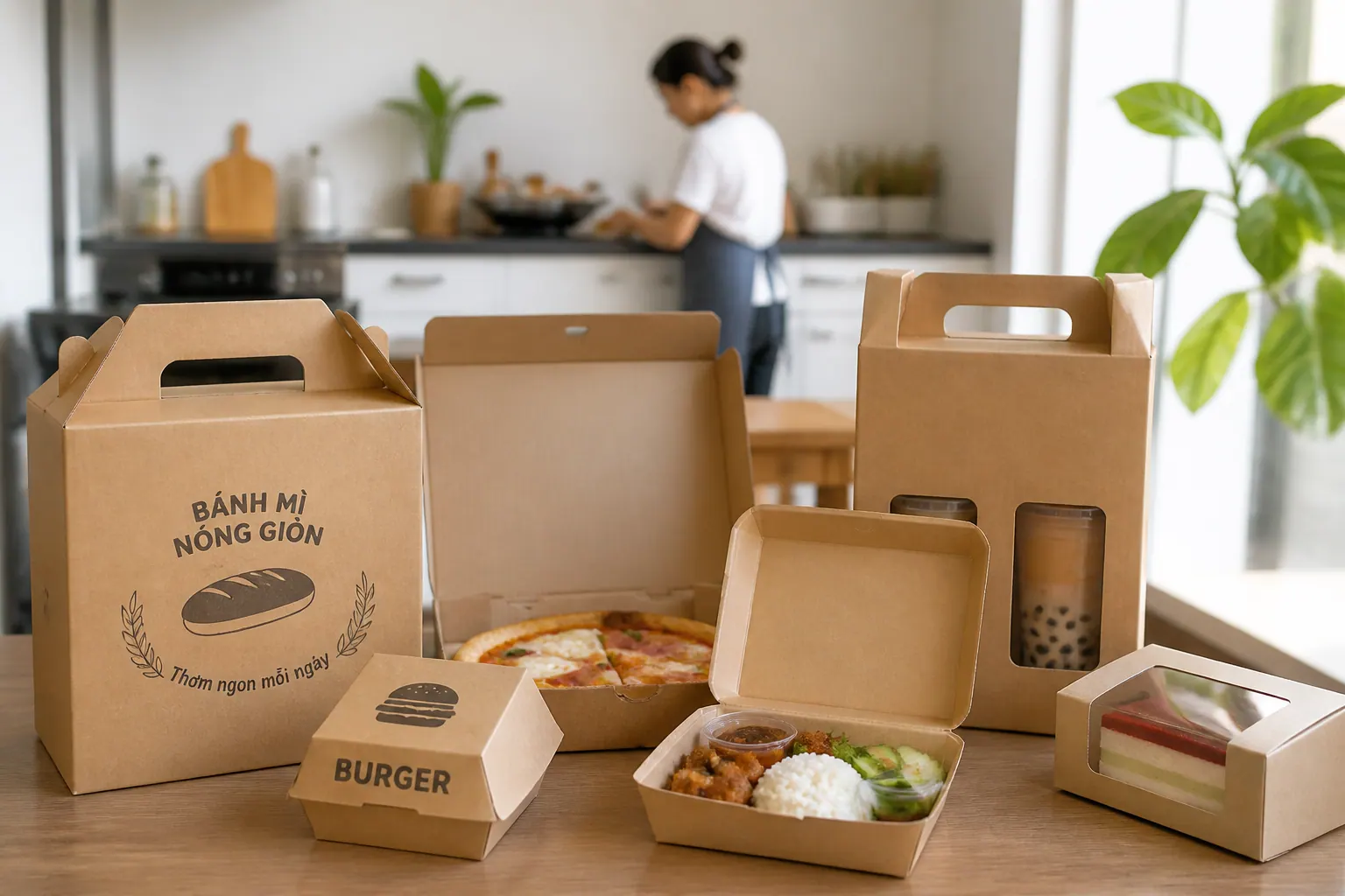 Theo mục đích sử dụng - bao bì carton thực phẩm