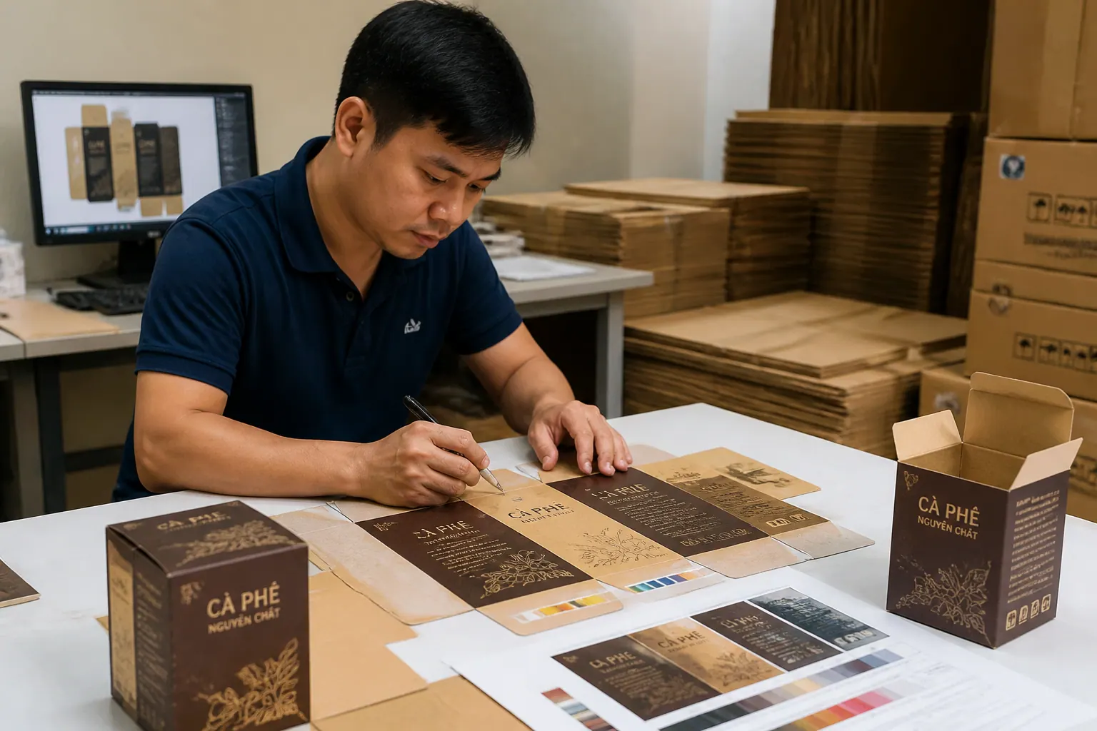 Thiết kế kết cấu và kỹ thuật in - chất lượng bao bì carton