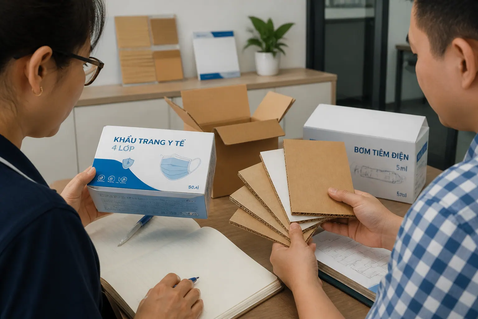 Thiết kế và lựa chọn vật liệu - bao bì carton thiết bị y tế