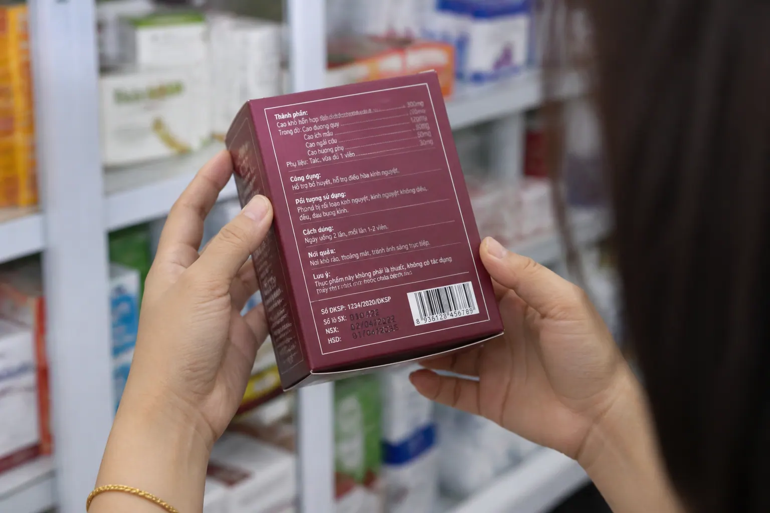 Thông tin trên bao bì theo quy định - hộp thực phẩm chức năng