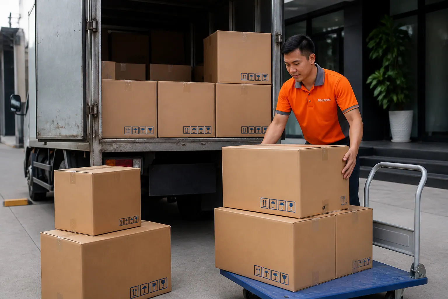 Thùng carton đựng hàng hóa, vận chuyển - các loại bao bì carton