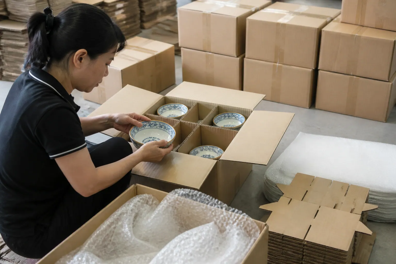Tiêu chí chọn bao bì carton cho gốm sứ - bao bì carton gốm sứ