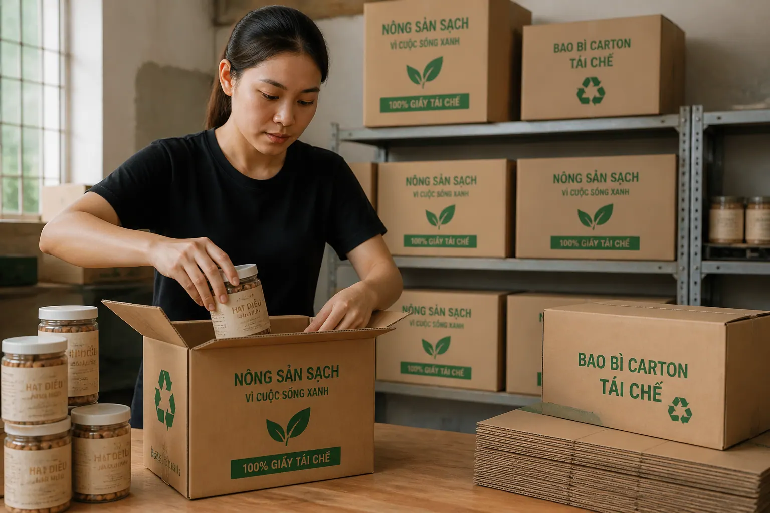 Tiêu chí lựa chọn bao bì carton tái chế theo từng ngành hàng