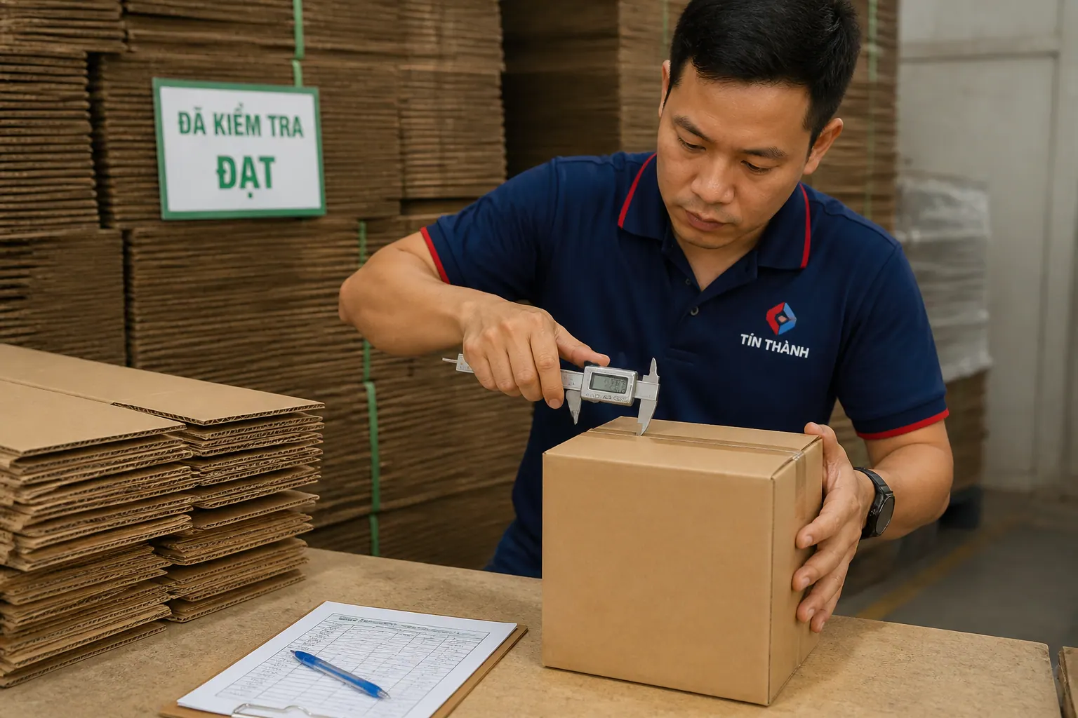 Tiêu chuẩn chất lượng và cách kiểm tra baì carton - cấu tạo bao bì carton