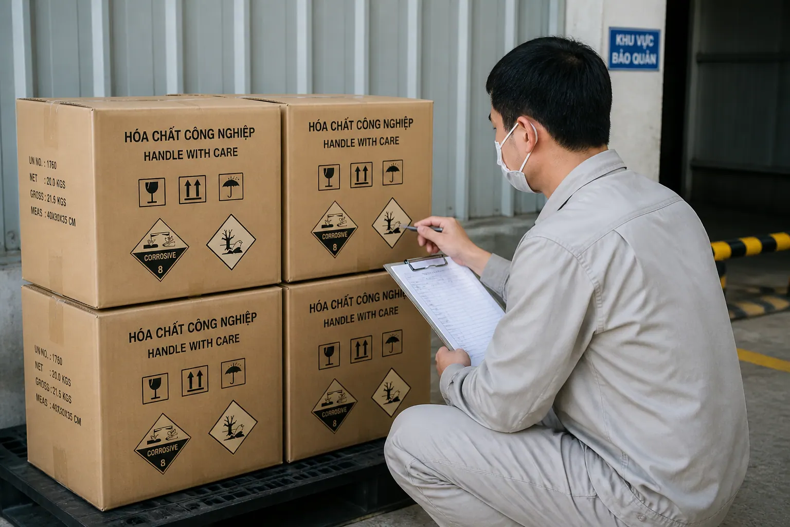 Tiêu chuẩn và quy định cho bao bì carton hóa chất