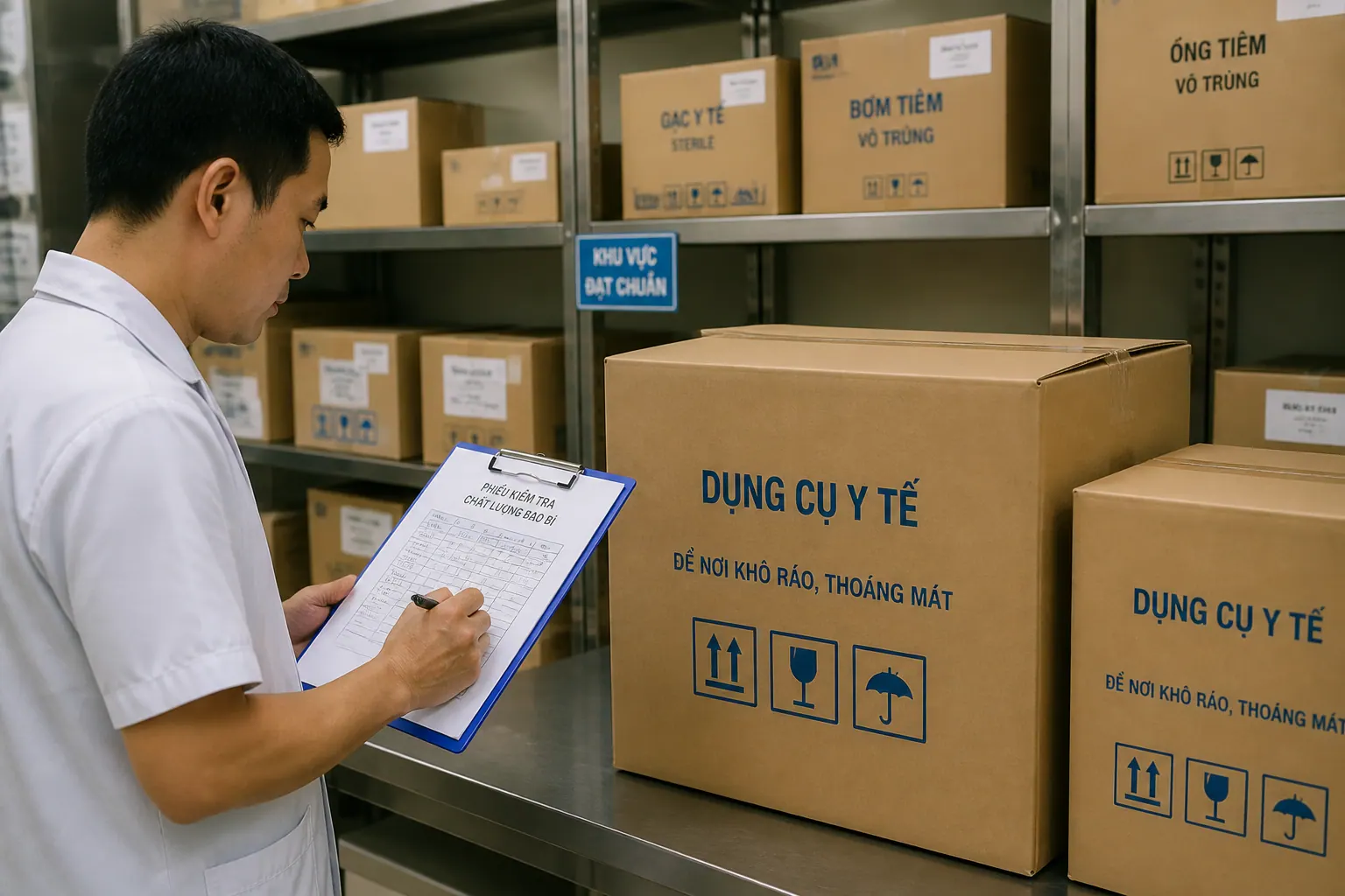 Tiêu chuẩn và quy định cho bao bì carton thiết bị y tế