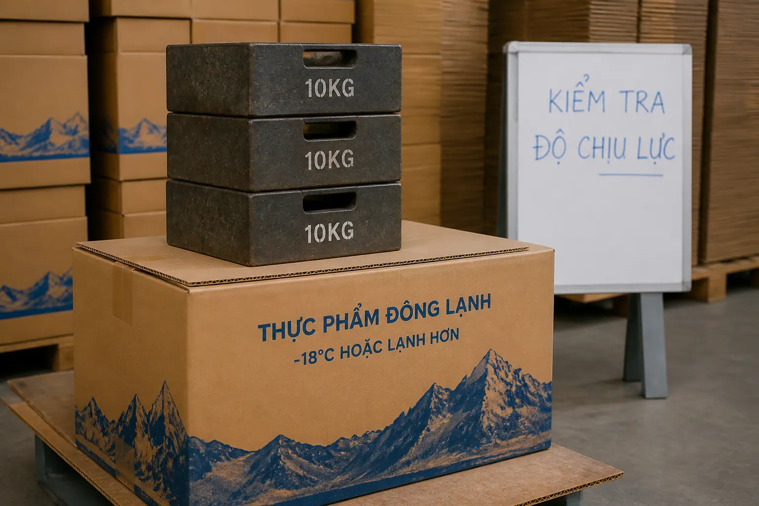 Tiêu chuẩn về độ chịu lực - bao bì carton lạnh