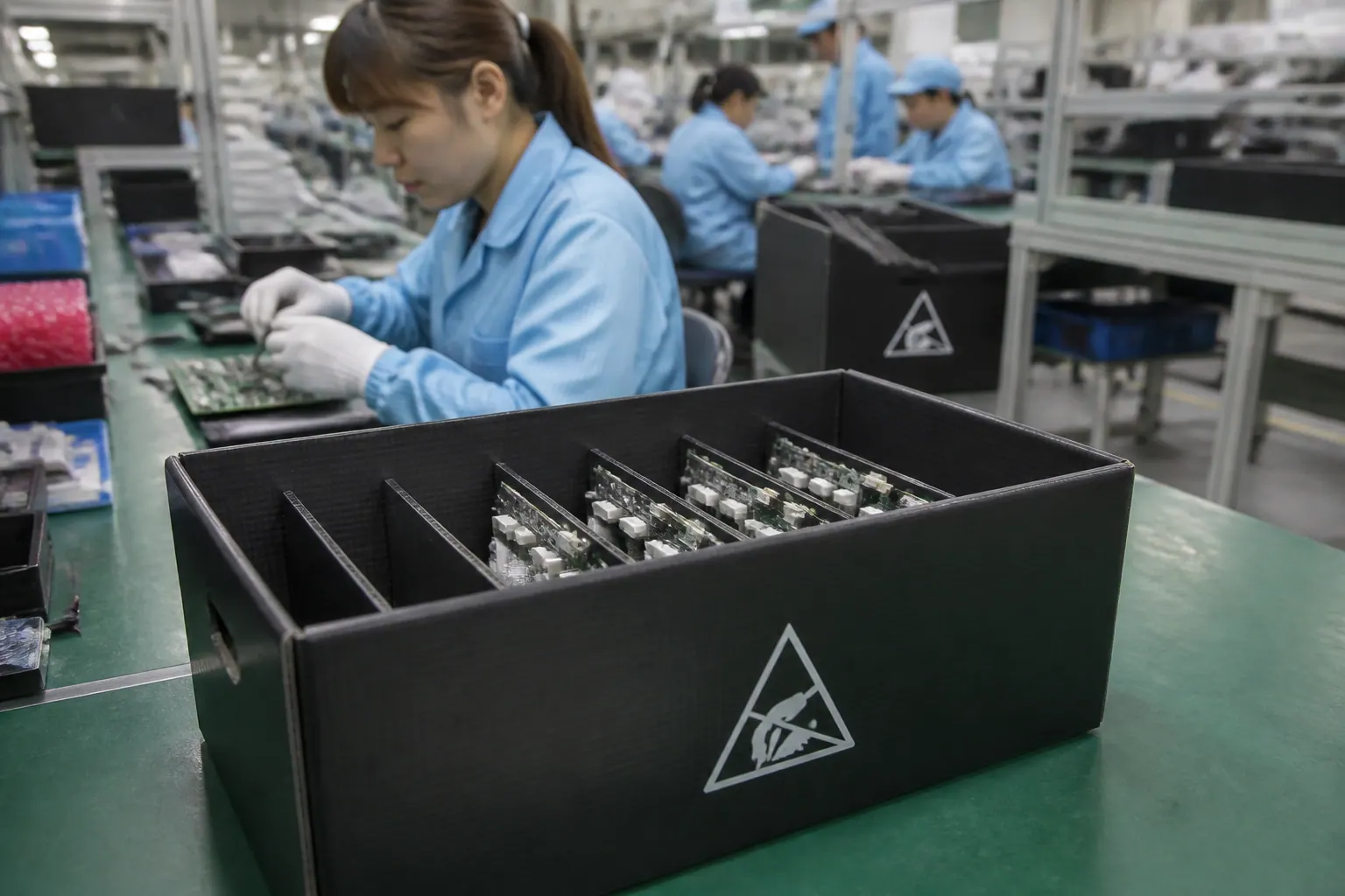 Tĩnh điện ESD là gì? Vì sao cần thùng carton chống tĩnh điện? - thùng carton chống tĩnh điện ESD