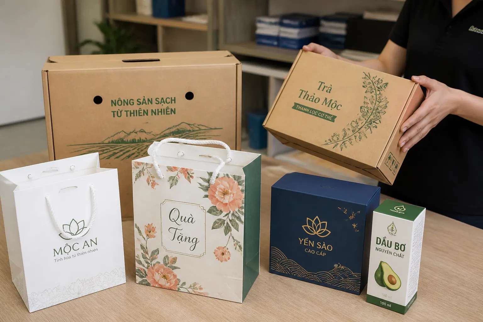 Tính thẩm mỹ và in ấn - bao bì carton và bao bì giấy