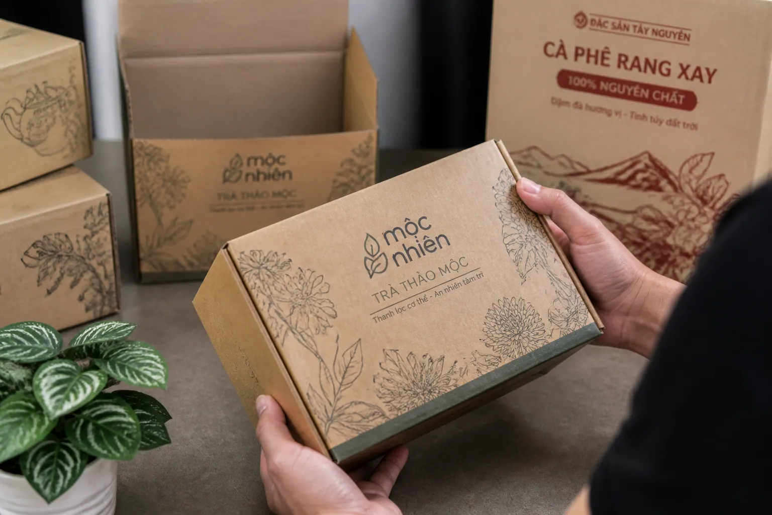 Tính thẩm mỹ và khả năng in ấn - bao bì carton kraft